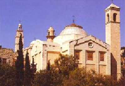 Церковь Лазаря в Вифании, построенная архитектором Барлуччи на руинах ранее существовавших церквей