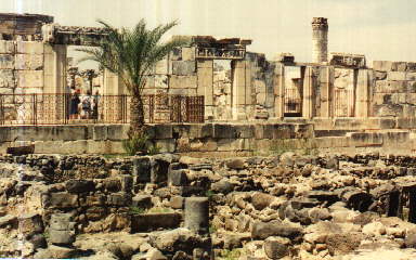 'Руины синагоги, по предположению, на месте Капернаума',
фото Джека Килмона