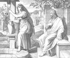 Юлиус Шнорр фон Карольсфельд.
Иисус Христос и самарянка